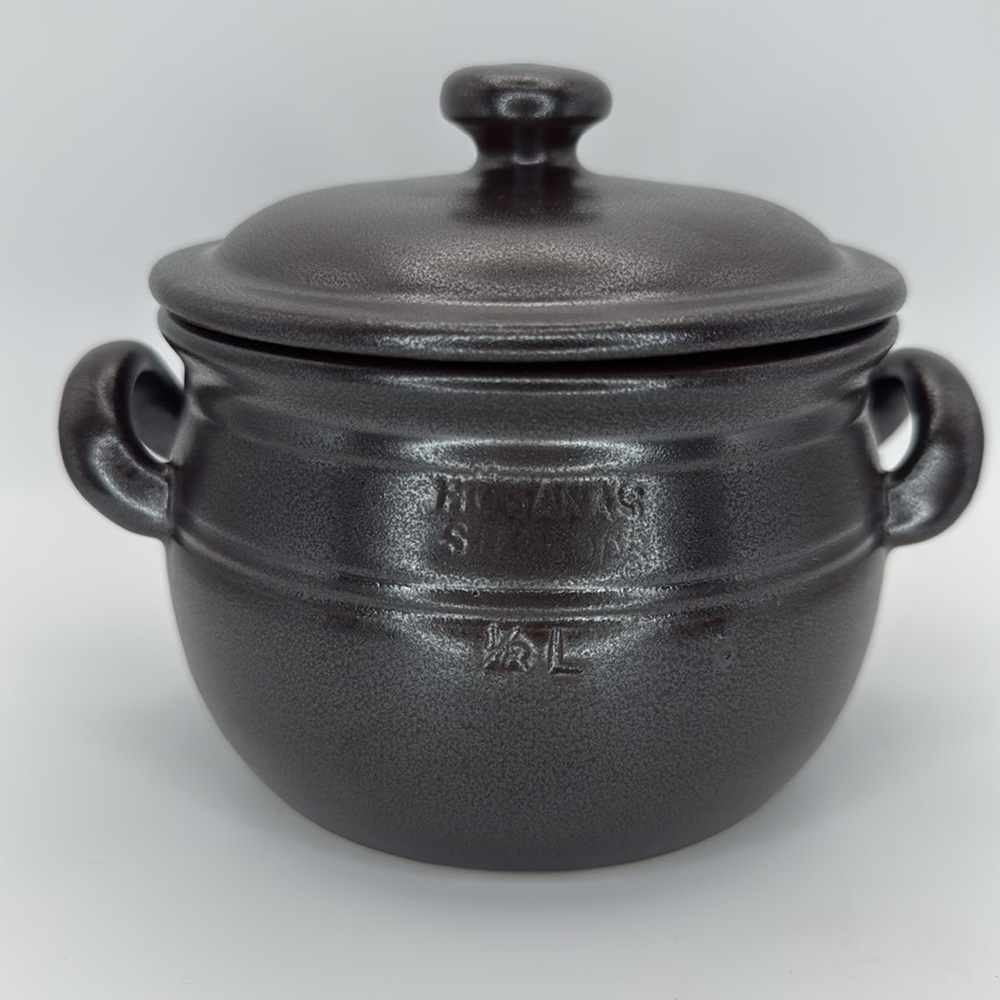 Vintage Hoganas Keramik Bean Pot Stoneware - Picture 5 of 11